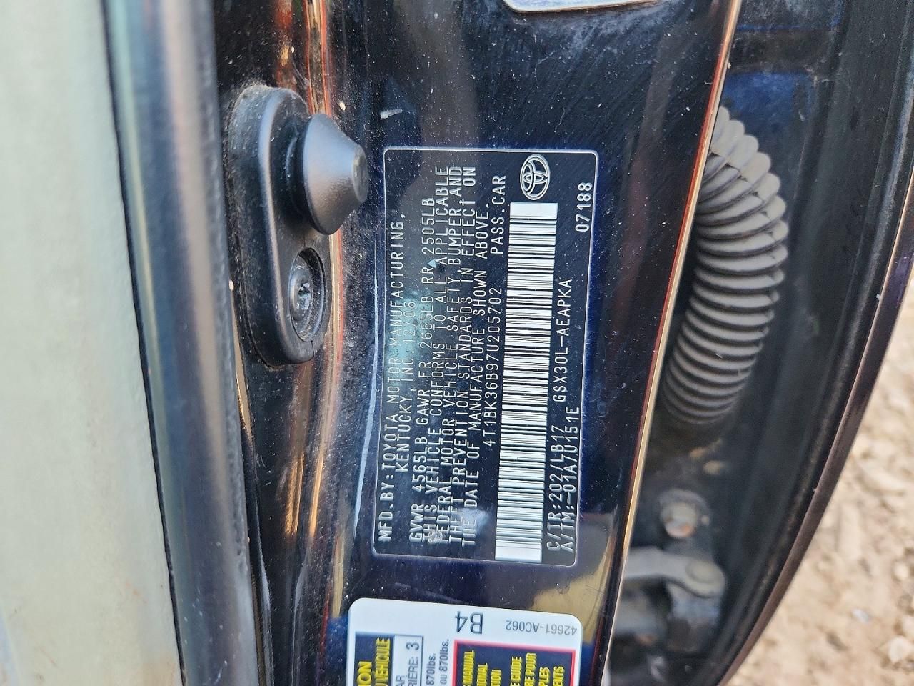 2007 Toyota Avalon xl