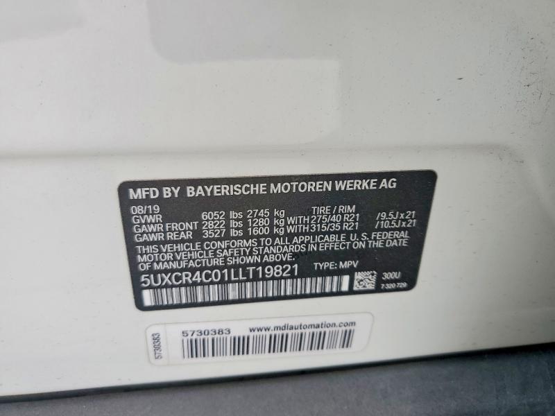 2020 BMW X5 Sdrive 40I