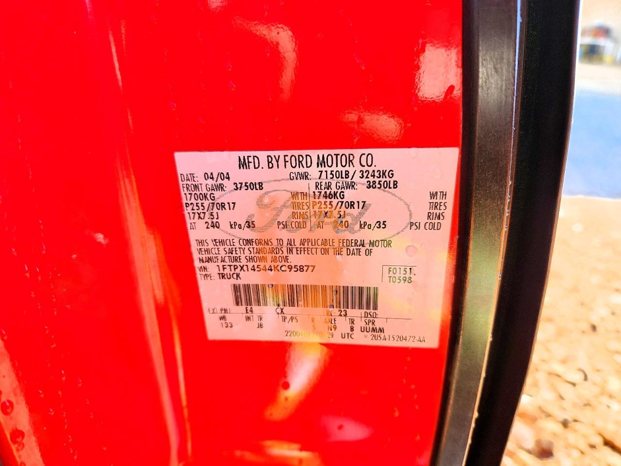 2004 Ford F150