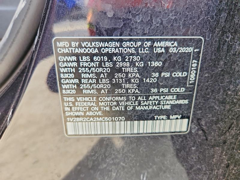 2021 Volkswagen Atlas sel