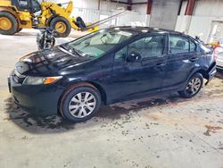 Salvage cars for sale from Copart Chatham, VA: 2012 Honda Civic lx