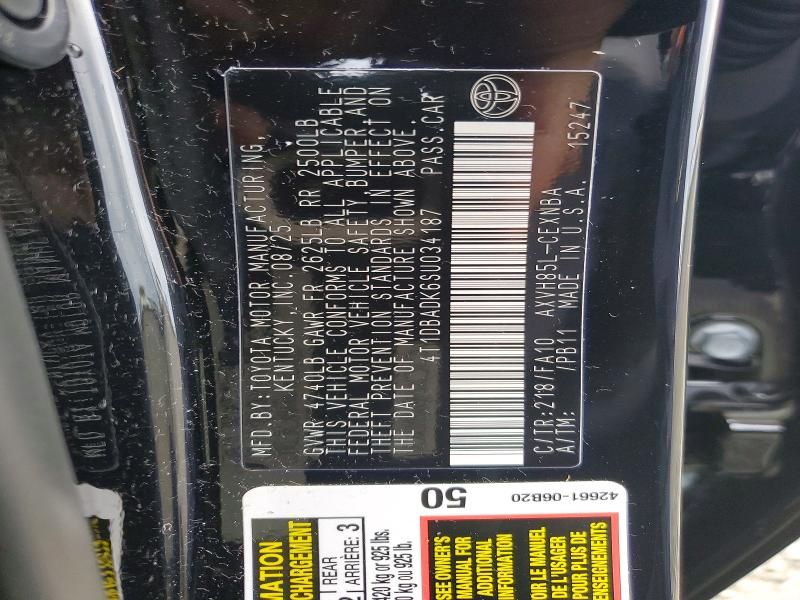 2025 Toyota Camry le