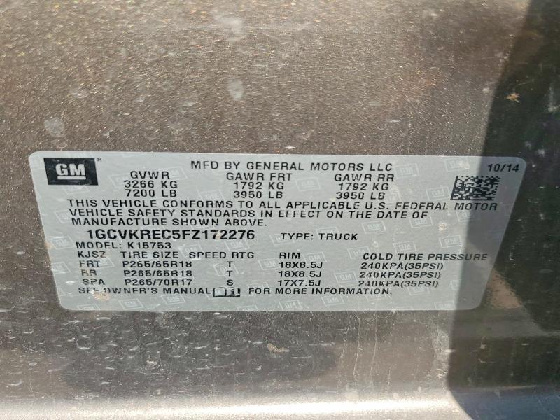 2015 Chevrolet Silverado K1500 LT