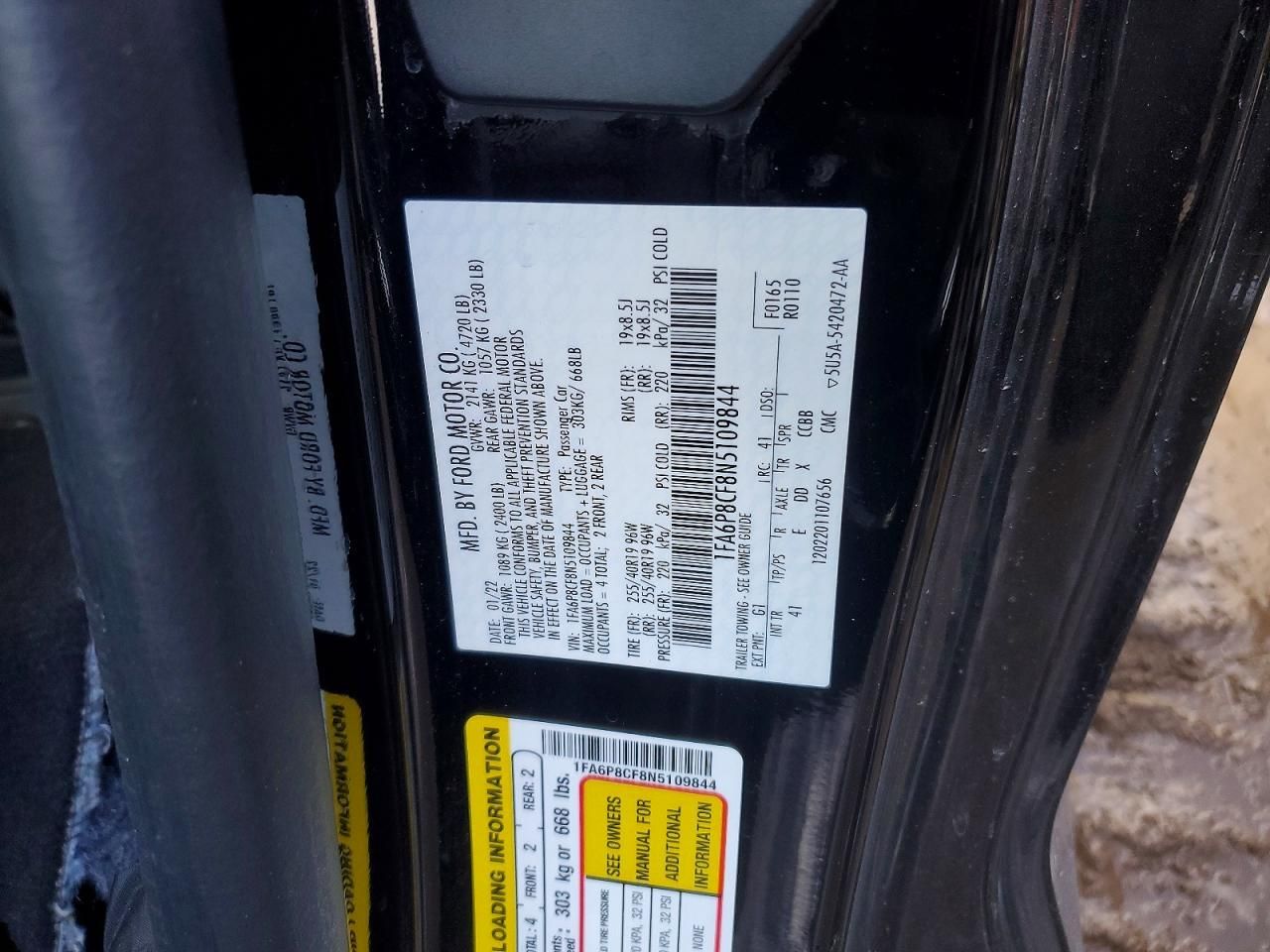 2022 Ford Mustang gt