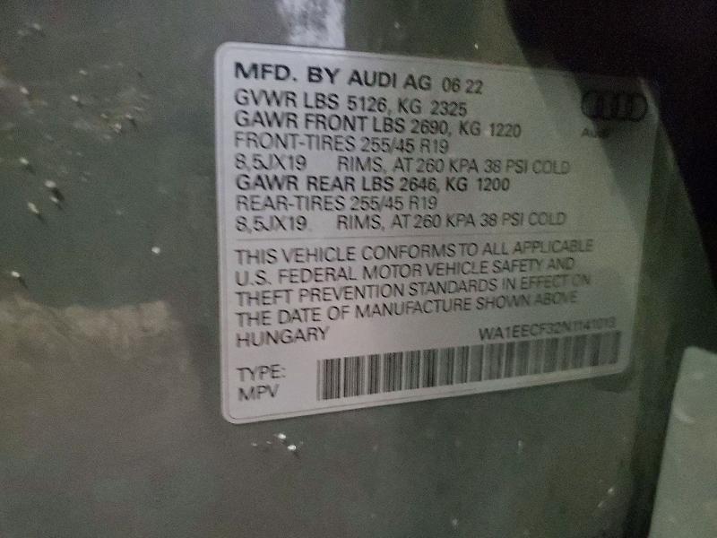 2022 Audi Q3 Premium Plus s Line 45