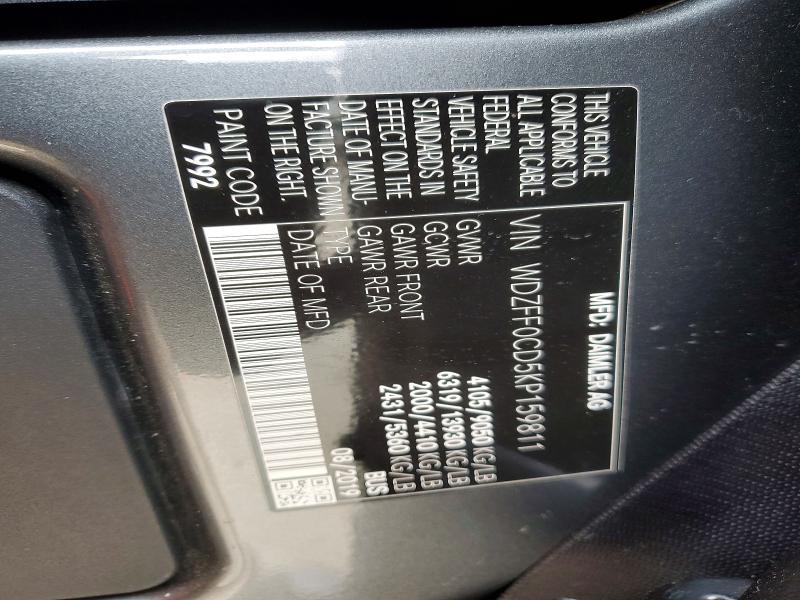 2019 Mercedes-Benz Sprinter 2500/3500