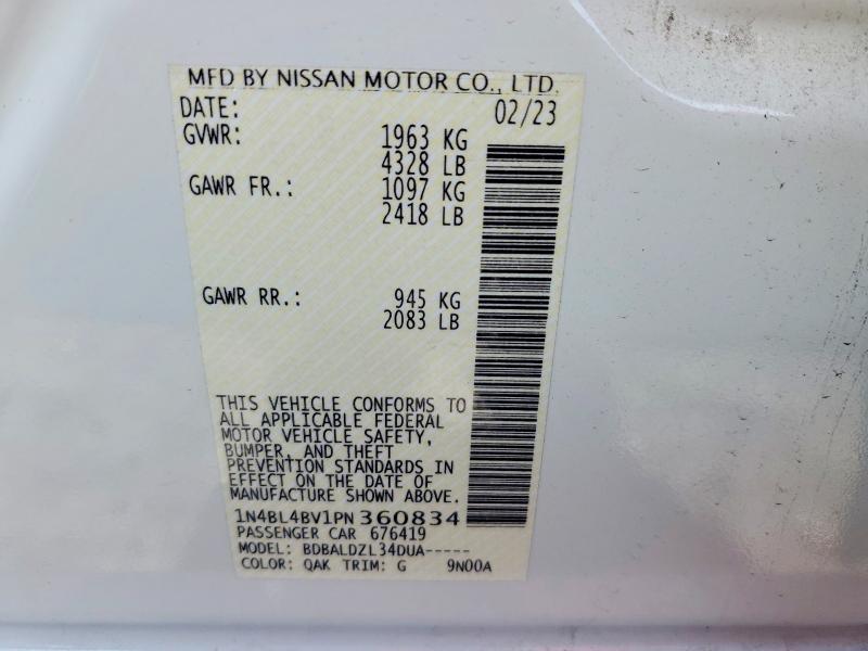 2023 Nissan Altima 2.5 s