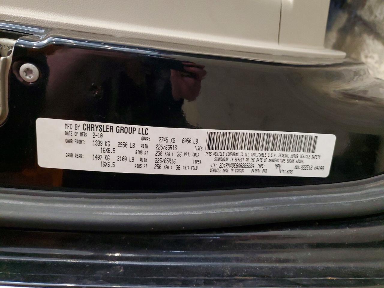 2010 Dodge Grand Caravan se