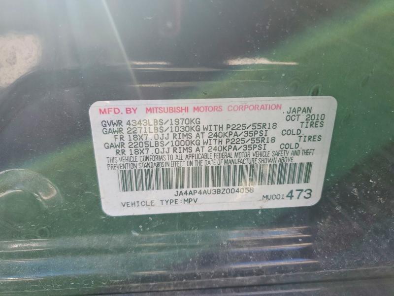 2011 Mitsubishi Outlander Sport se