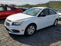 Chevrolet Cruze salvage cars for sale: 2016 Chevrolet Cruze Limited ls