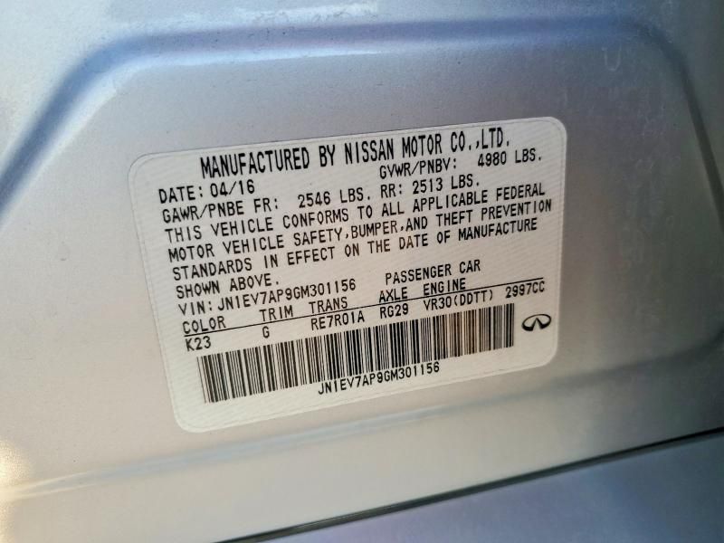 2016 Infiniti Q50 Premium