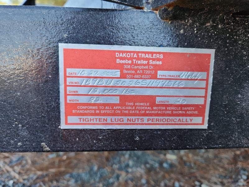 2025 Dakota Trailer-utility Trailer