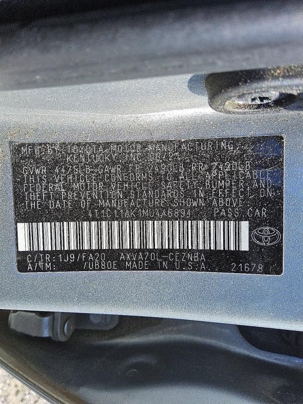 2021 Toyota Camry le