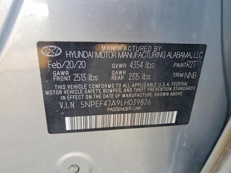 2020 Hyundai Sonata sel