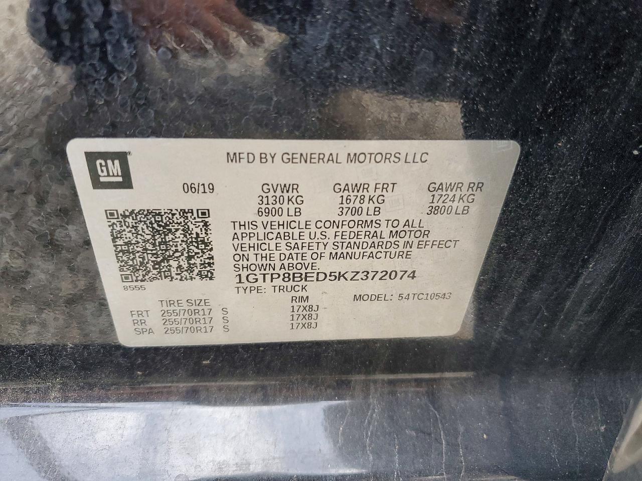 2019 GMC Sierra C1500 SLE