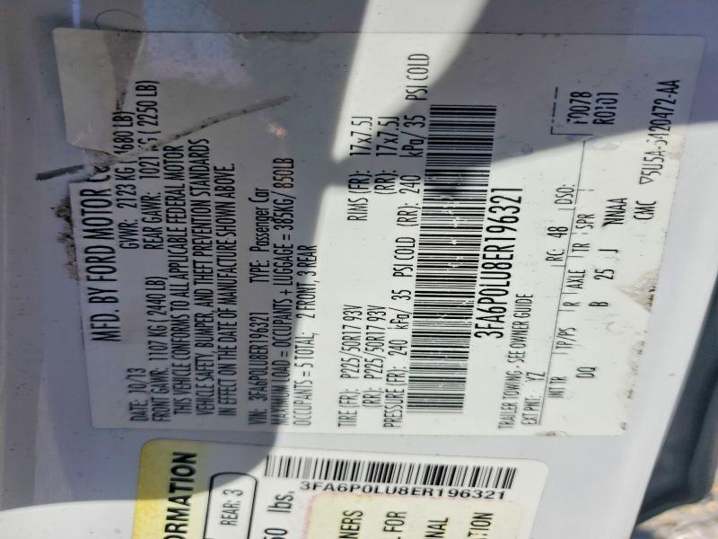 2014 Ford Fusion se Hybrid