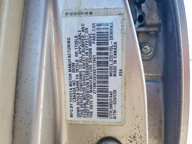 1999 Toyota Corolla ve