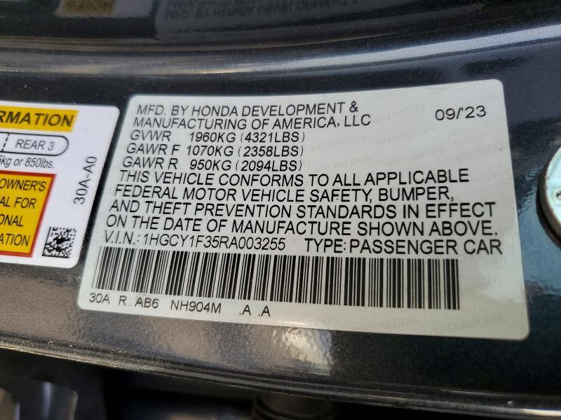 2024 Honda Accord ex