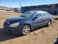 Honda salvage cars for sale: 2006 Honda Accord se