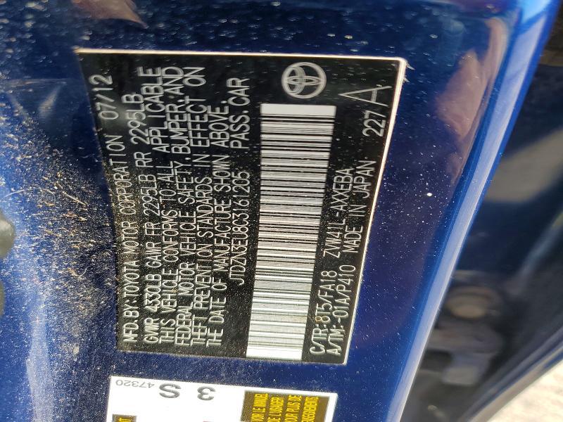 2012 Toyota Prius v