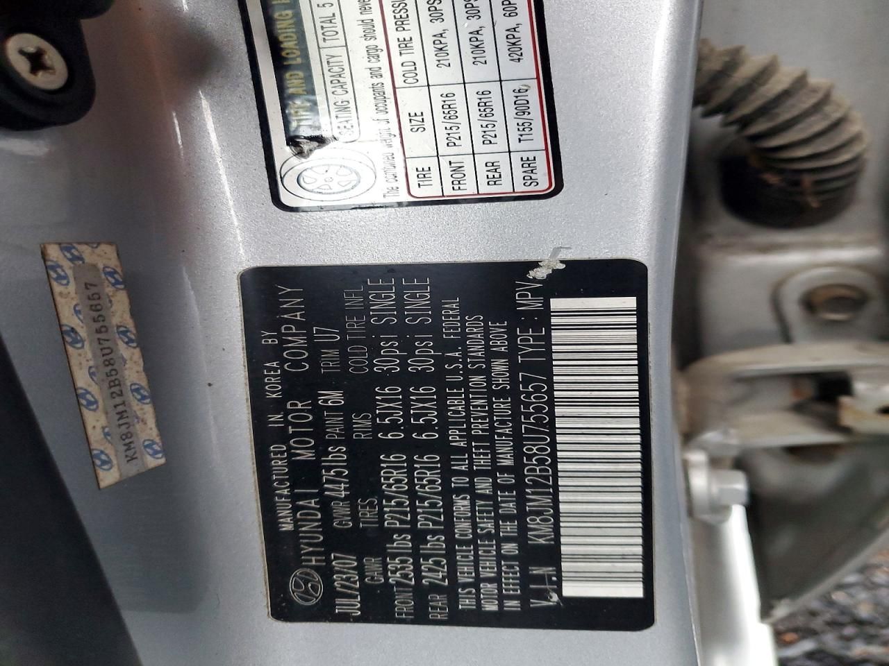 2008 Hyundai Tucson gls