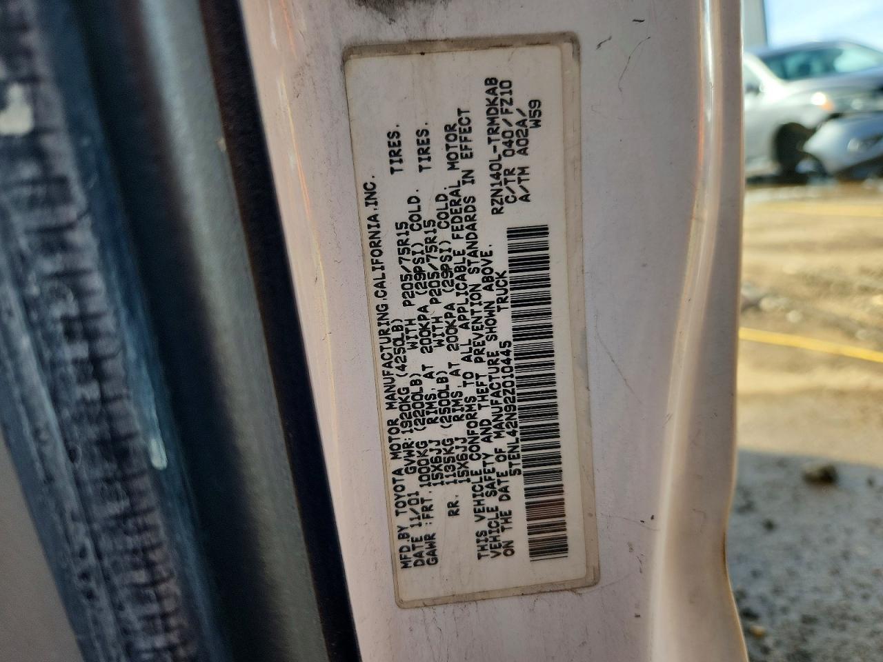 2002 Toyota Tacoma Base