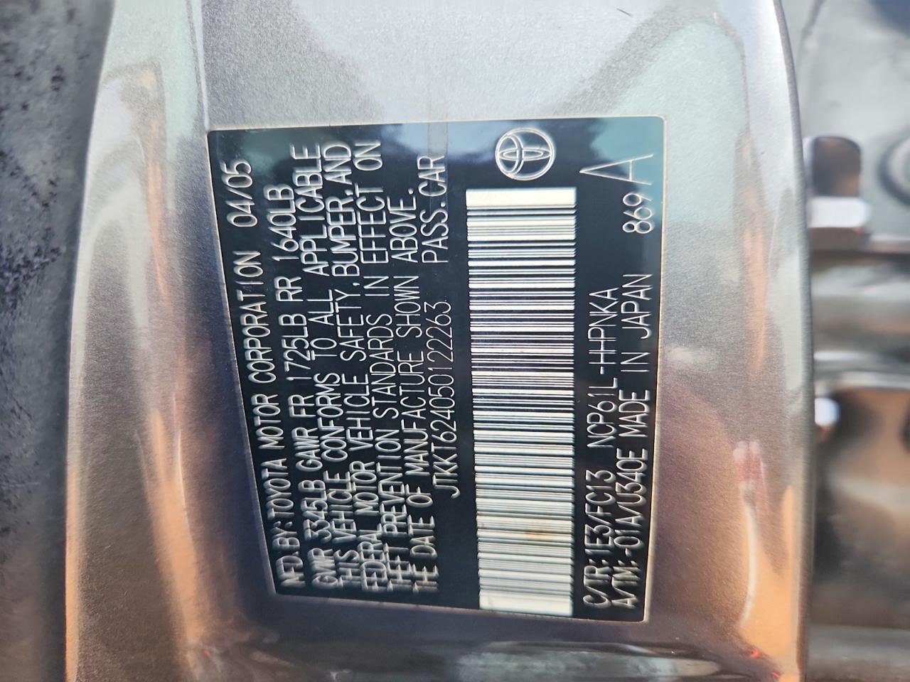 2005 Scion XA