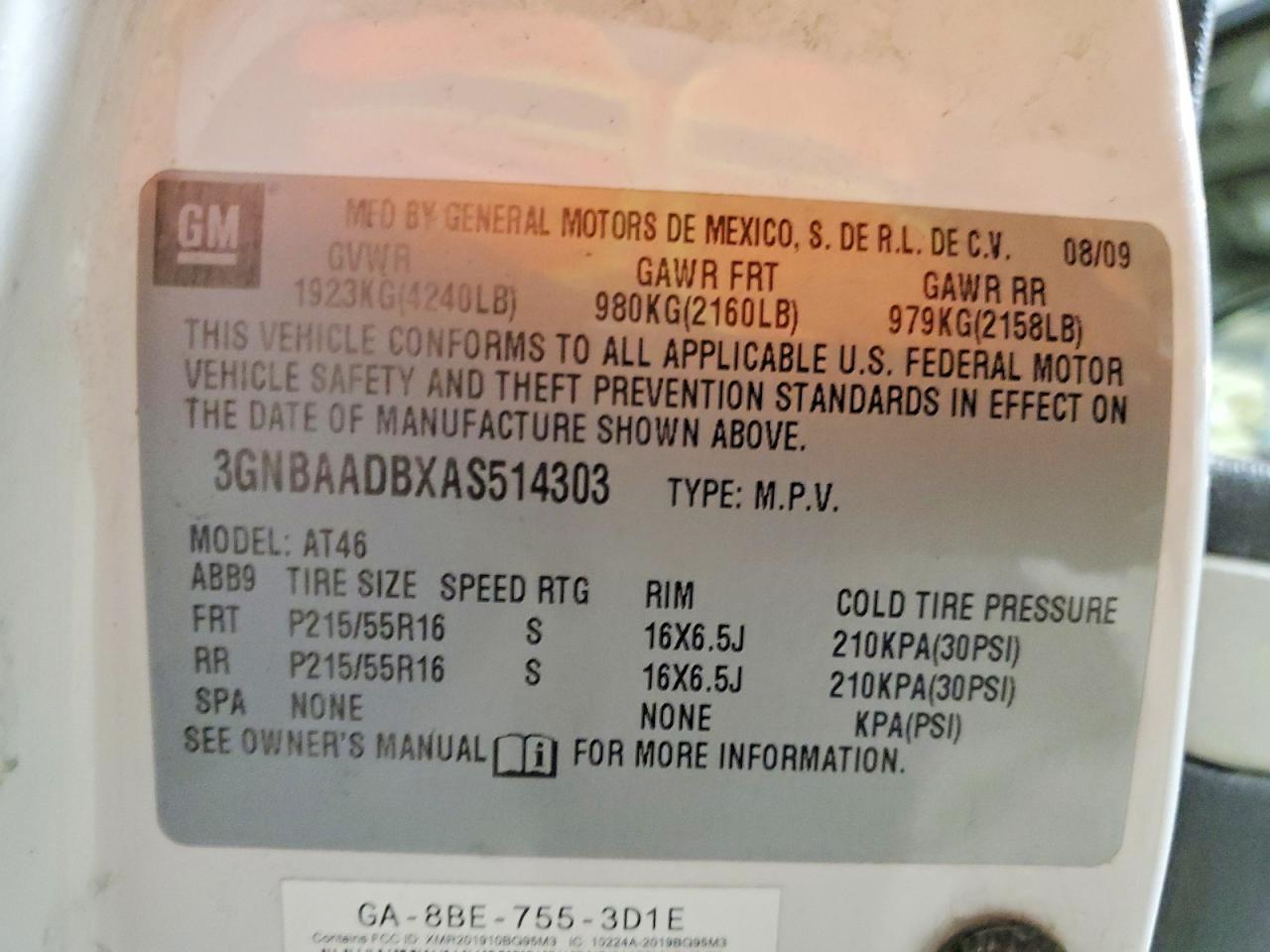 2010 Chevrolet Hhr ls