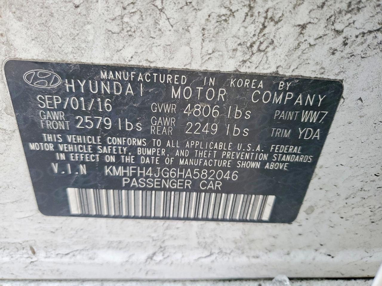 2017 Hyundai Azera Limited