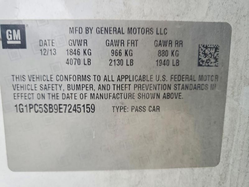 2014 Chevrolet Cruze lt