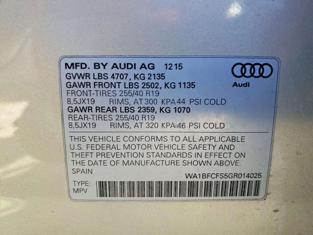 2016 Audi Q3 Premium Plus