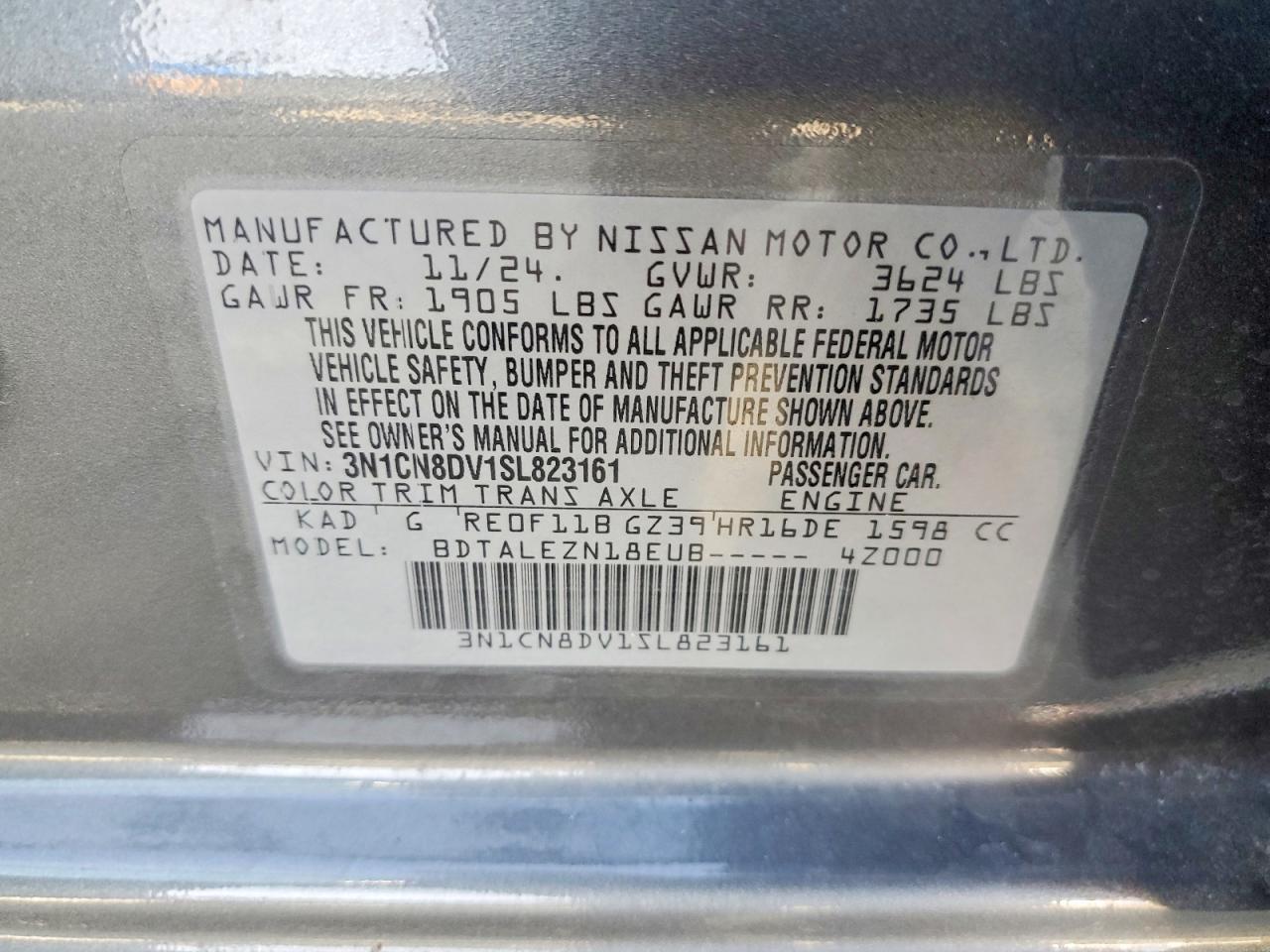 2025 Nissan Versa s