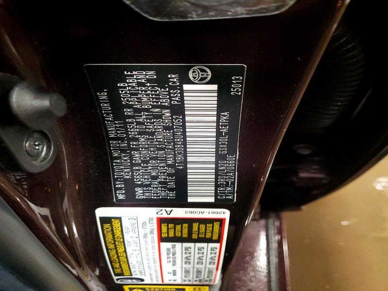 2011 Toyota Avalon Base