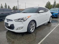 Hyundai Veloster Vehiculos salvage en venta: 2017 Hyundai Veloster