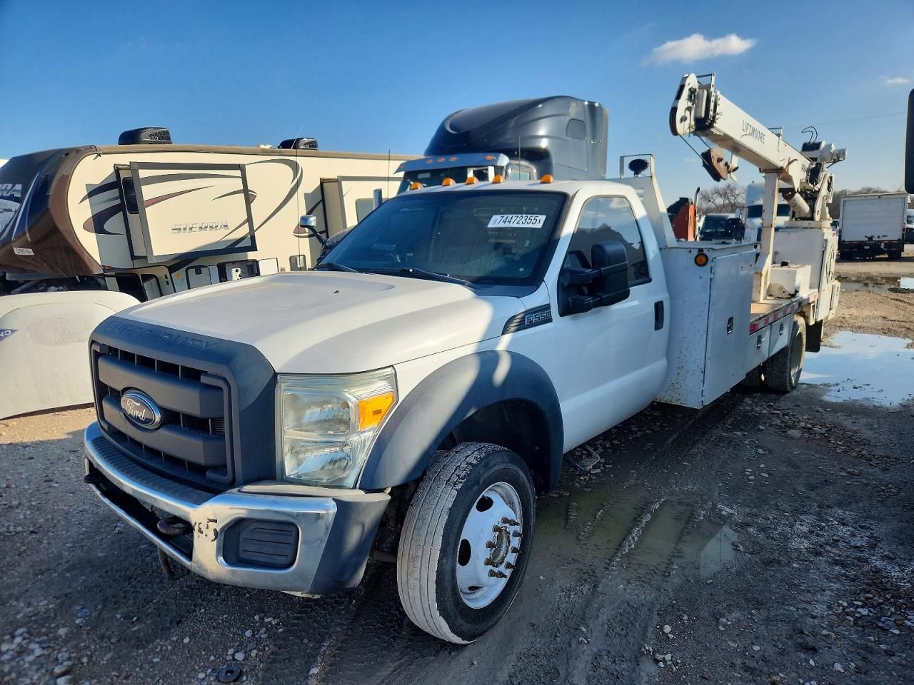 2014 Ford F550 Super Duty Crane Truck