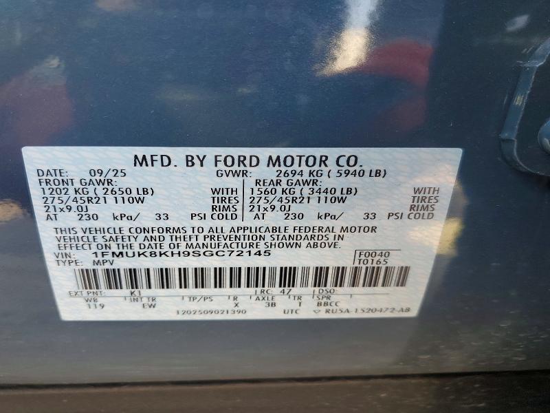 2025 Ford Explorer St-line