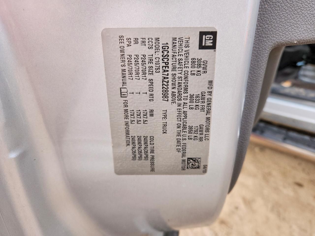 2010 Chevrolet Silverado C1500