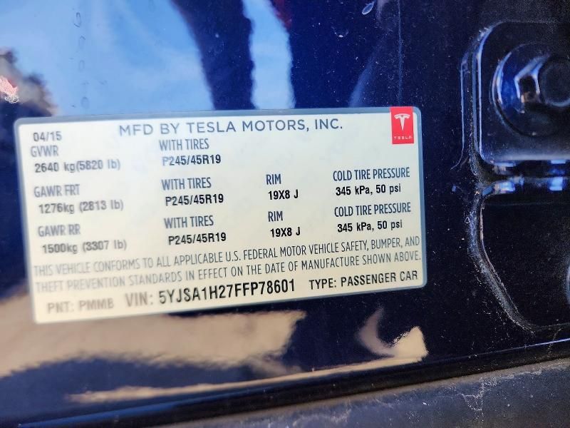 2015 Tesla Model s 85D