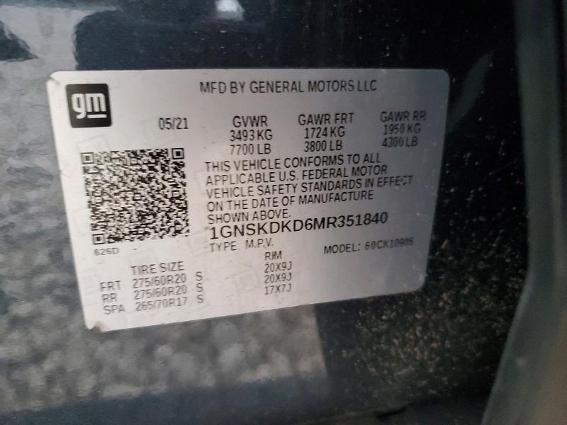 2021 Chevrolet Suburban K1500 Z71