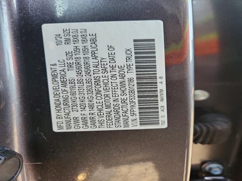 2025 Honda Ridgeline rtl