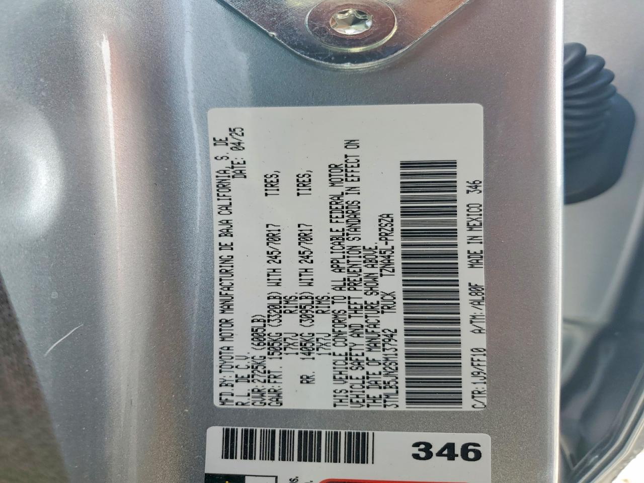 2025 Toyota Tacoma SR5