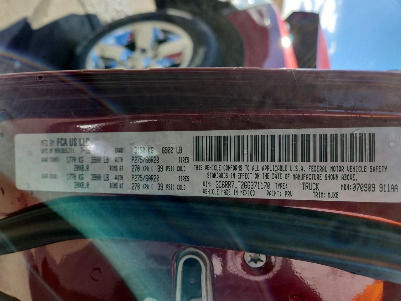 2016 Dodge RAM 1500 SLT