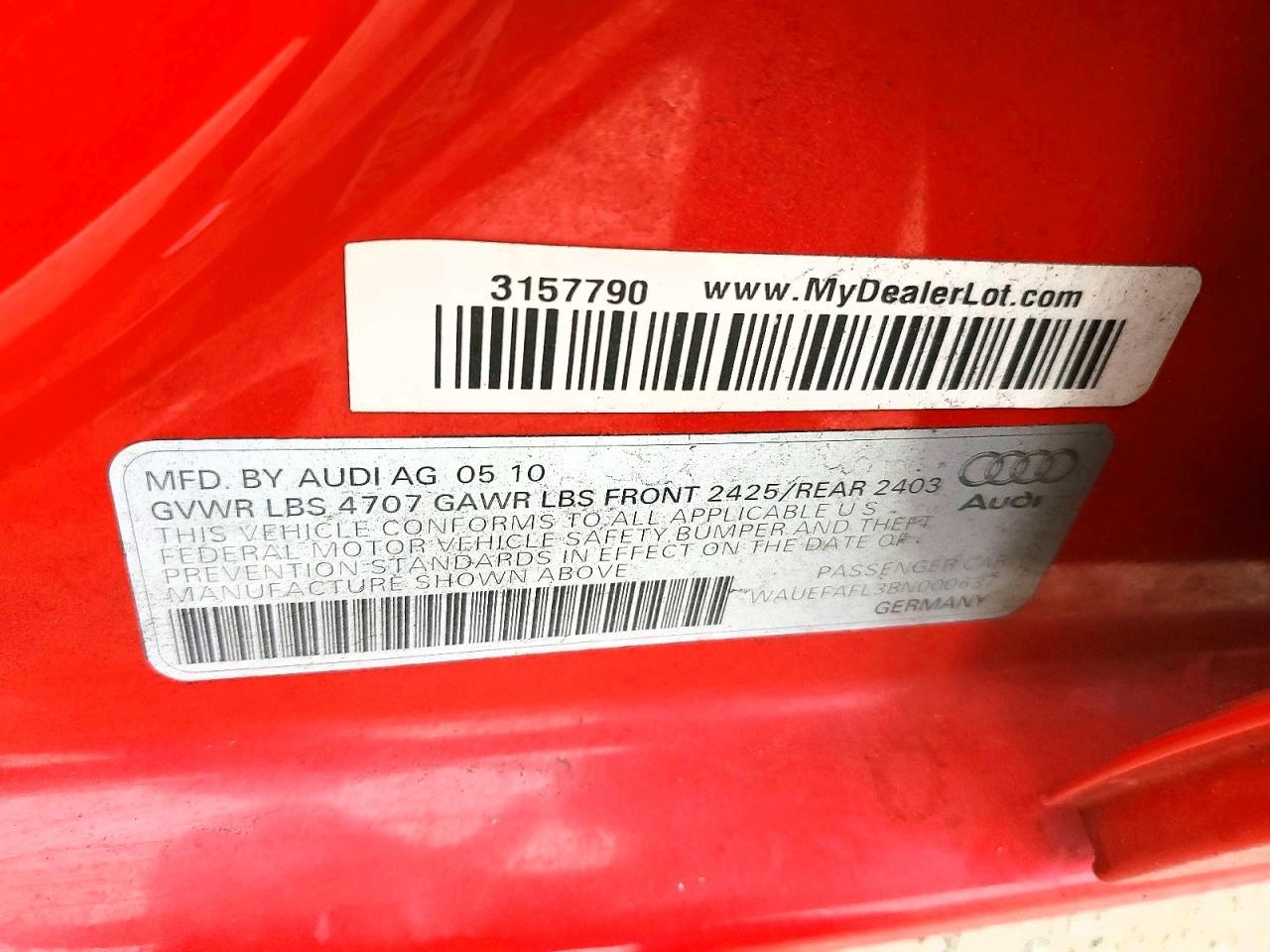 2011 Audi A4 Premium Plus