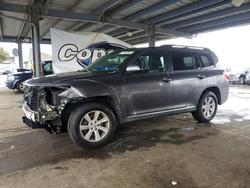Toyota Highlander Base salvage cars for sale: 2013 Toyota Highlander Base