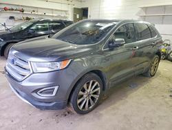 Ford salvage cars for sale: 2018 Ford Edge Titanium