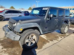 Jeep salvage cars for sale: 2013 Jeep Wrangler Unlimited Sport