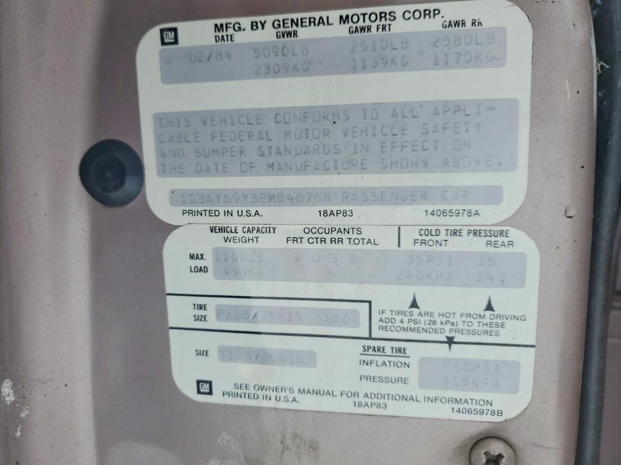 1984 Oldsmobile Delta 88 Royale Brougham