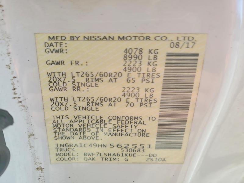 2017 Nissan Titan xd sv
