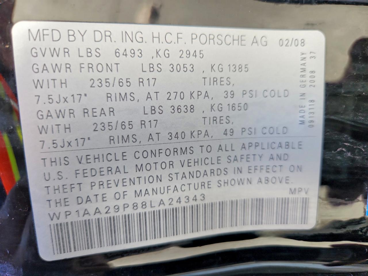 2008 Porsche Cayenne