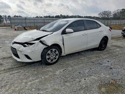 Salvage cars for sale from Copart Fairburn, GA: 2015 Toyota Corolla le